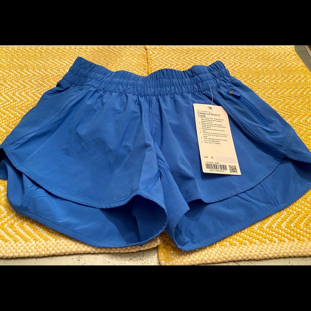 Lululemon LR Tracker Shorts in Wild Bluebell